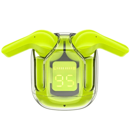 Air31 Earbuds Wireless Crystal Transparent Body CVO Mart