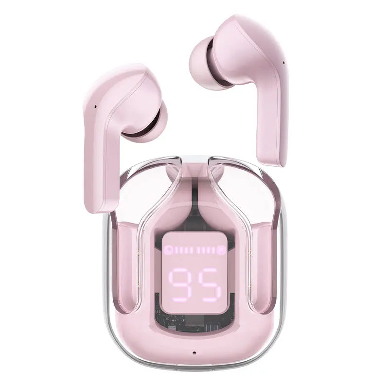 Air31 Earbuds Wireless Crystal Transparent Body CVO Mart