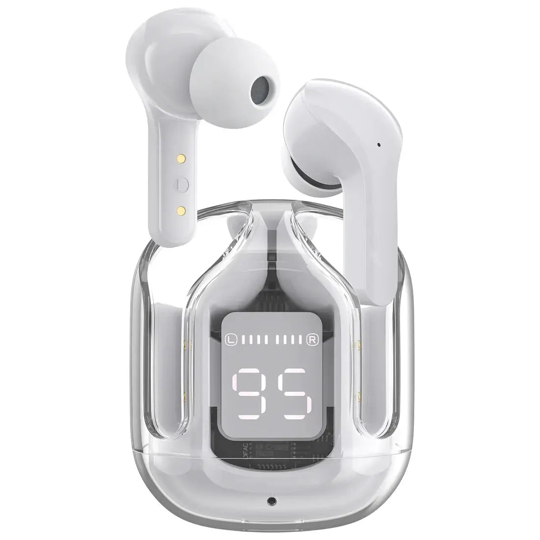 Air31 Earbuds Wireless Crystal Transparent Body CVO Mart