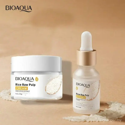 Bioaqua Rice Whitening Cream & Serum Deal CVO Mart