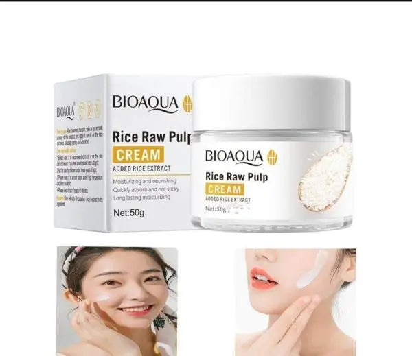 Bioaqua Rice Whitening Cream & Serum Deal CVO Mart