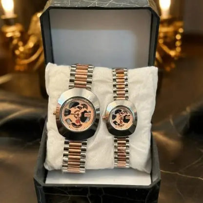 Branded Beautiful Couple Chain Watch CVO Mart