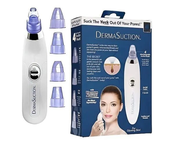 Derma Suction Blackheads Remover 3 In 1 Black Head Remover CVO Mart