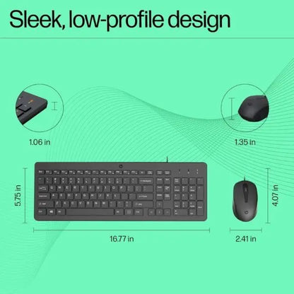 Hp 150 Wired Mouse And Keyboard CVO Mart