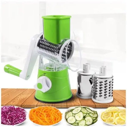 Manual Vegetable Cutter Slicer Multifunctional Round Slicer Gadget Multifunction Kitchen Gadget Food Processor Blender Cutter CVO Mart