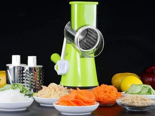 Manual Vegetable Cutter Slicer Multifunctional Round Slicer Gadget Multifunction Kitchen Gadget Food Processor Blender Cutter CVO Mart