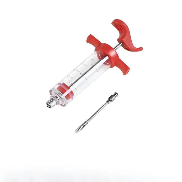 Meat Injector Roast Jus Seasoning Syringe Turkey Beef Marinated Meat Kitchen Tool CVO Mart