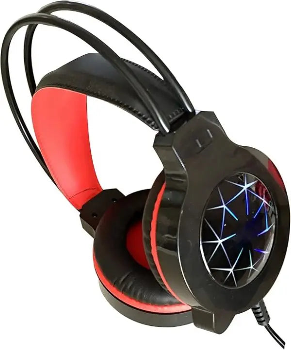 Polygold Usb Led Gaming Headset With Microphone | Computer Head Phone Pg-6920 CVO Mart