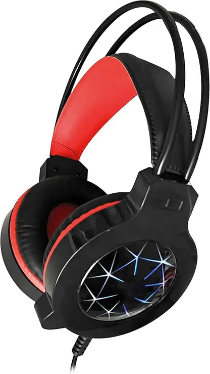 Polygold Usb Led Gaming Headset With Microphone | Computer Head Phone Pg-6920 CVO Mart