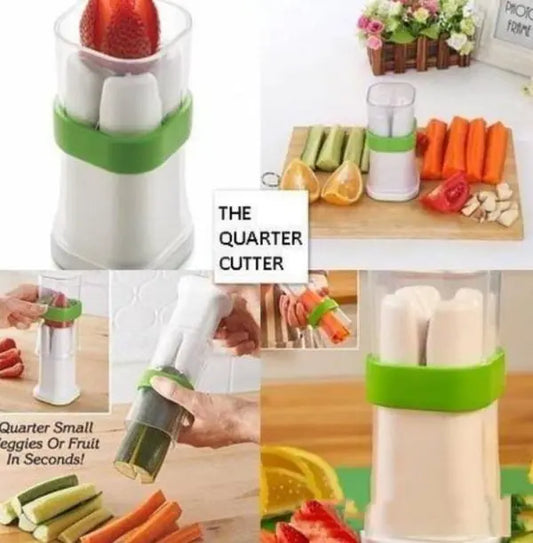 Quarter Cutter Strawberries Cucumbers Carrots Shredder Kitchen Slicer Tool CVO Mart