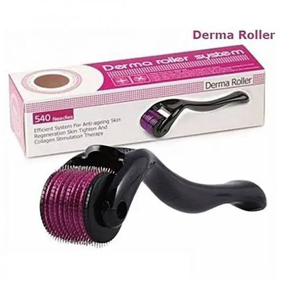 Skin Therapy Derma Roller With 540 Micro Needle Roller For Men And Women CVO Mart